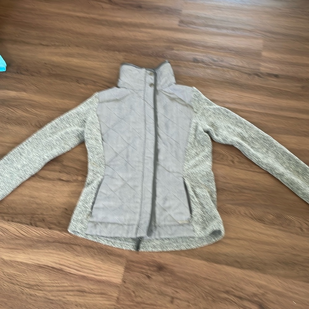Smartwool Light Gray Quilted-Front Utility Jacket